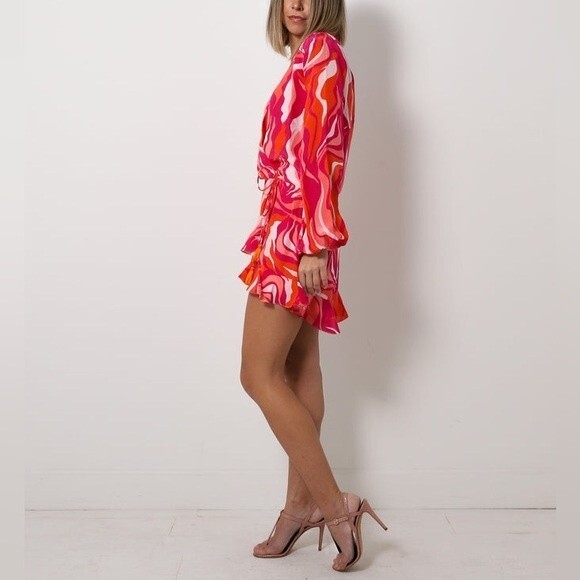 NWT ROCOCO SAND EMILY DRESS - PINK. Size XS (runs big) - Picture 2 of 15